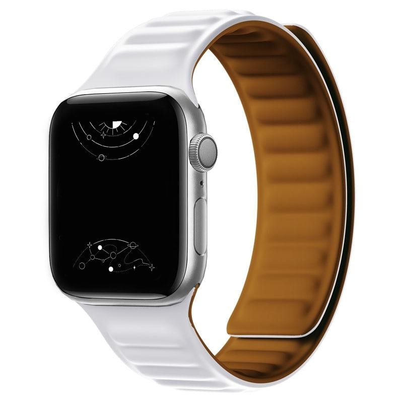 Papilio Silicone Magnetic Link Band For Apple Watch 1 9 Ultra