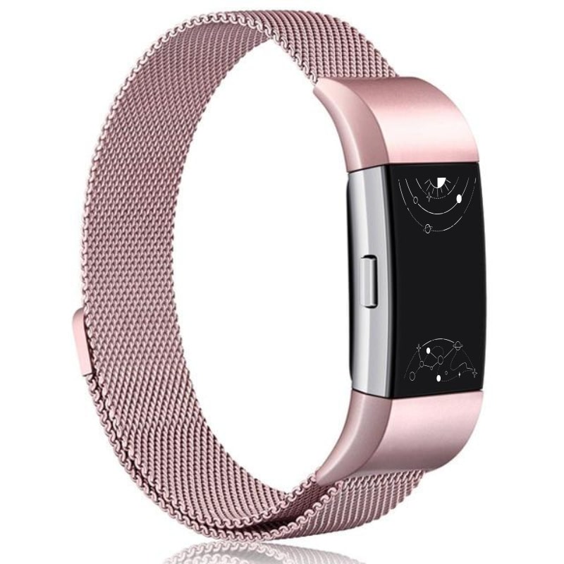 Alii Milanese Stainless Steel Fitbit Charge 3